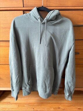 J. Crew Men's Olive Hooded Sweatshirt